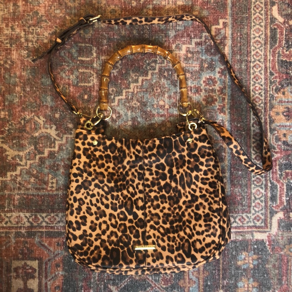 Enzo Angiolini Bamboo Handle Shoulder Bag
